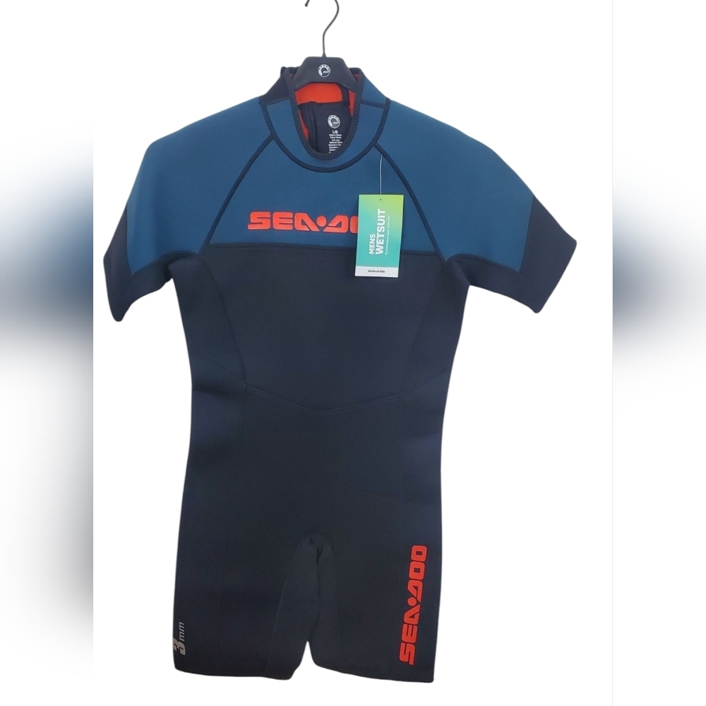 Sea-Doo Mens Wetsuit Escape Shorty 3mm NWT Size Large
